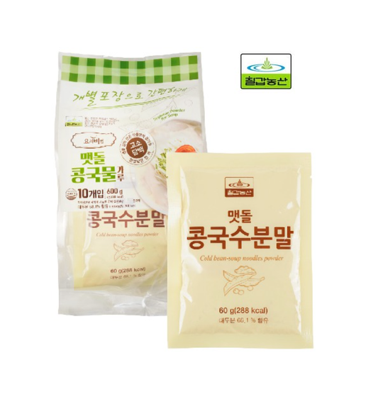 [Chilkab] Cold Soybean Soup Powder 600g (60g x 10 sachets) [칠갑농산] 맷돌 콩국물가루