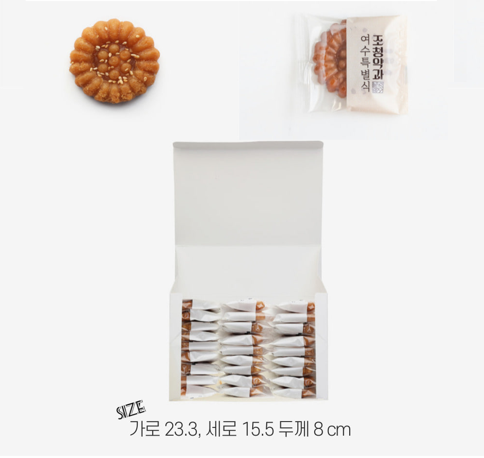 [Countrygirl] Korean Traditional Snack Rice Syrup Yakgwa 600g (24pcs) 우리밀 조청 약과