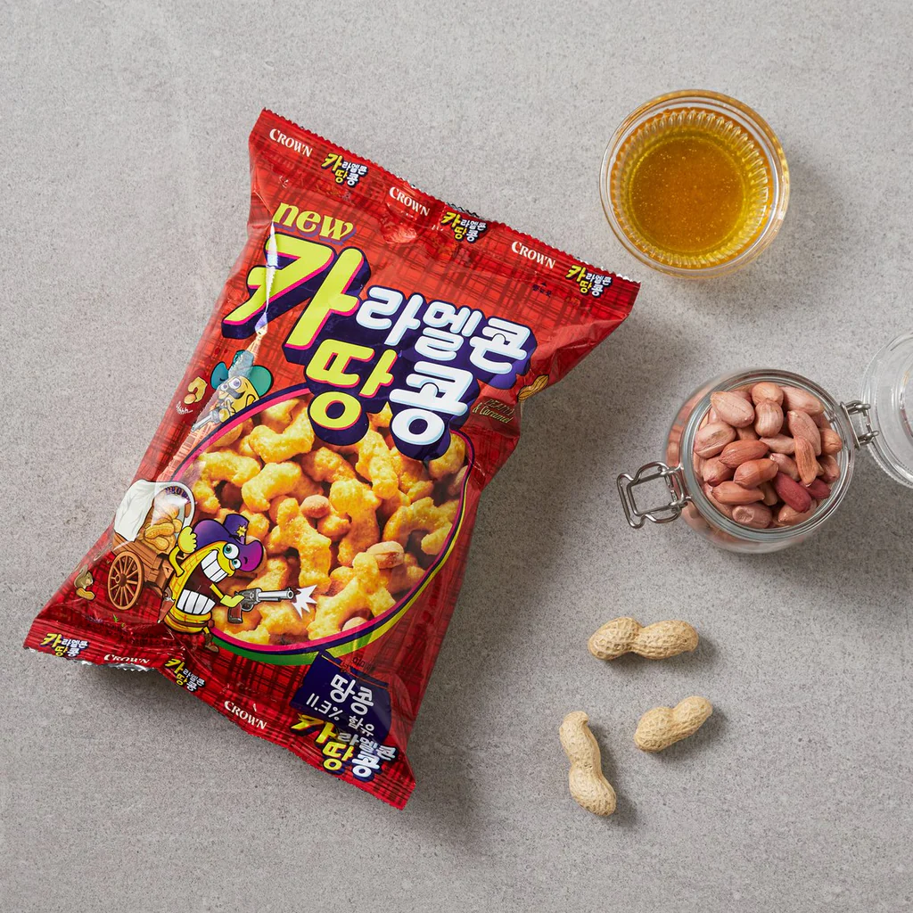 [Crown] Caramel Corn Peanut 72g  크라운 카라멜 땅콩