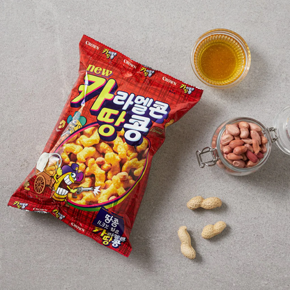 [Crown] Caramel Corn Peanut 72g  크라운 카라멜 땅콩