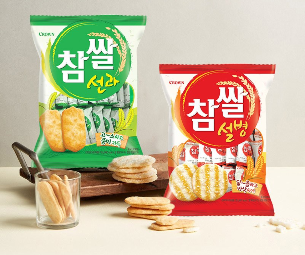 [Crown] Chamssal Seon Gwa 115g [크라운제과] 참쌀선과