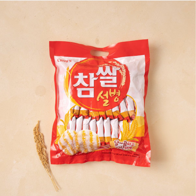 [Crown] Chamssal Selbyeong 128g 크라운 참쌀설병