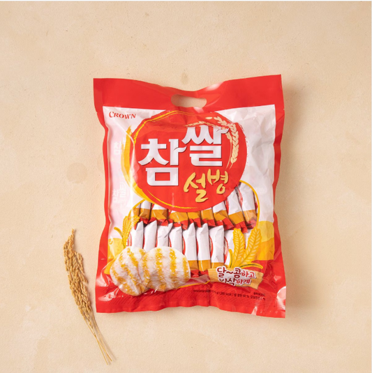 [Crown] Chamssal Selbyeong 128g  크라운  참쌀설병
