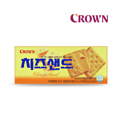 [Crown] Cheese Sand Biscuits 45g 크라운 치즈샌드 비스킷