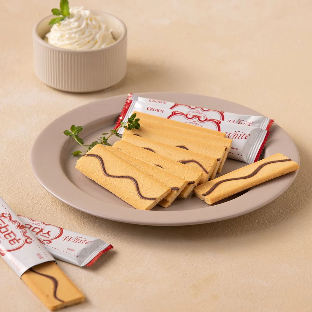 [Crown] Couque D'asse White Torte Cookies 77g / 128g  크라운 쿠크다스 화이트 토르테