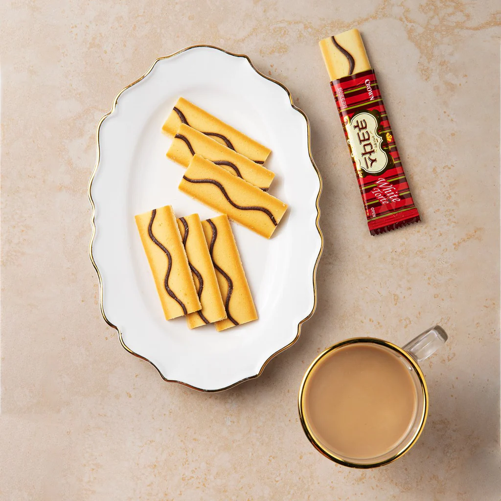 [Crown] Couque D'asse White Torte Cookies 77g / 128g  크라운 쿠크다스 화이트 토르테