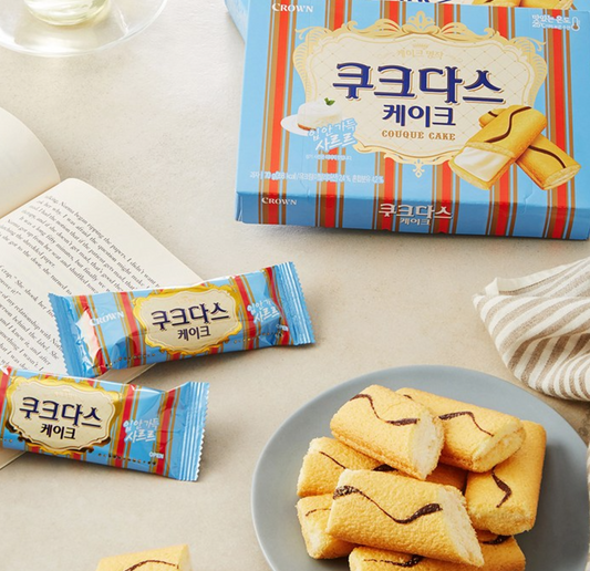 [Crown] Couque D'asse Cake 77g / 128g | 크라운 쿠크다스 케이크