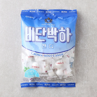 [Crown] Mint Candy 140g  비단박하사탕