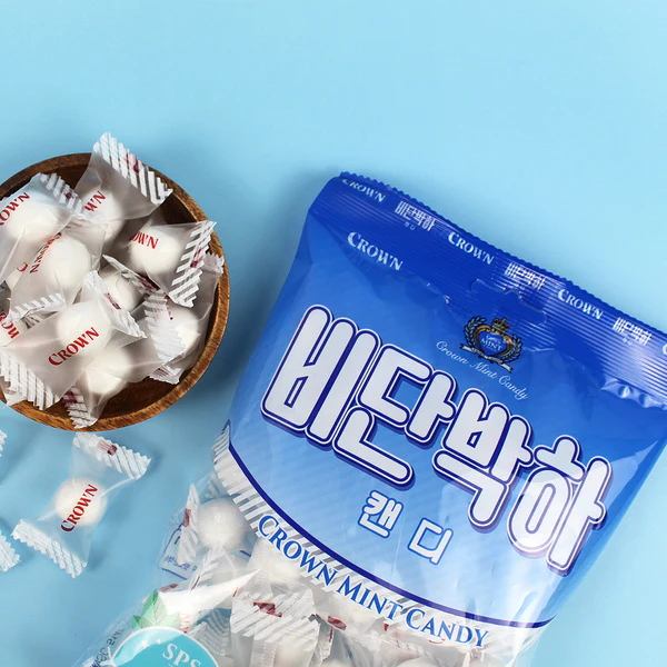 [Crown] Mint Candy 140g  비단박하사탕