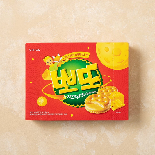 [Crown] Poteau Cheese Tart Biscuits 161g 크라운 뽀또 치즈타르트 비스킷