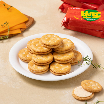 [Crown] Poteau Cheese Tart Biscuits 161g 크라운 뽀또 치즈타르트 비스킷