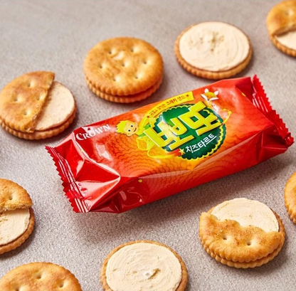 [Crown] Poteau Cheese Tart Biscuits 161g 크라운 뽀또 치즈타르트 비스킷