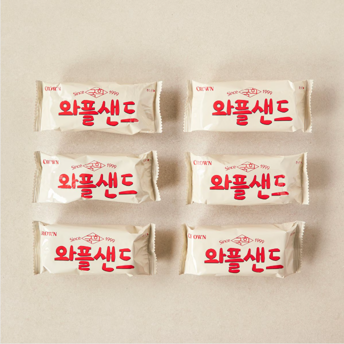 [Crown] Waffle Sandwich Biscuits 87g 크라운 국희 와플샌드