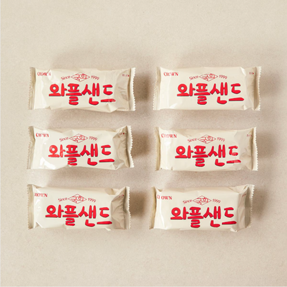 [Crown] Waffle Sandwich Biscuits 87g 크라운 국희 와플샌드