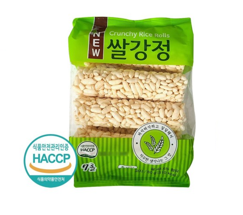 Korea Crunchy Rice Rolls 80g 조은제과 쌀강정 – Koryo Mart (K-Market) Singapore