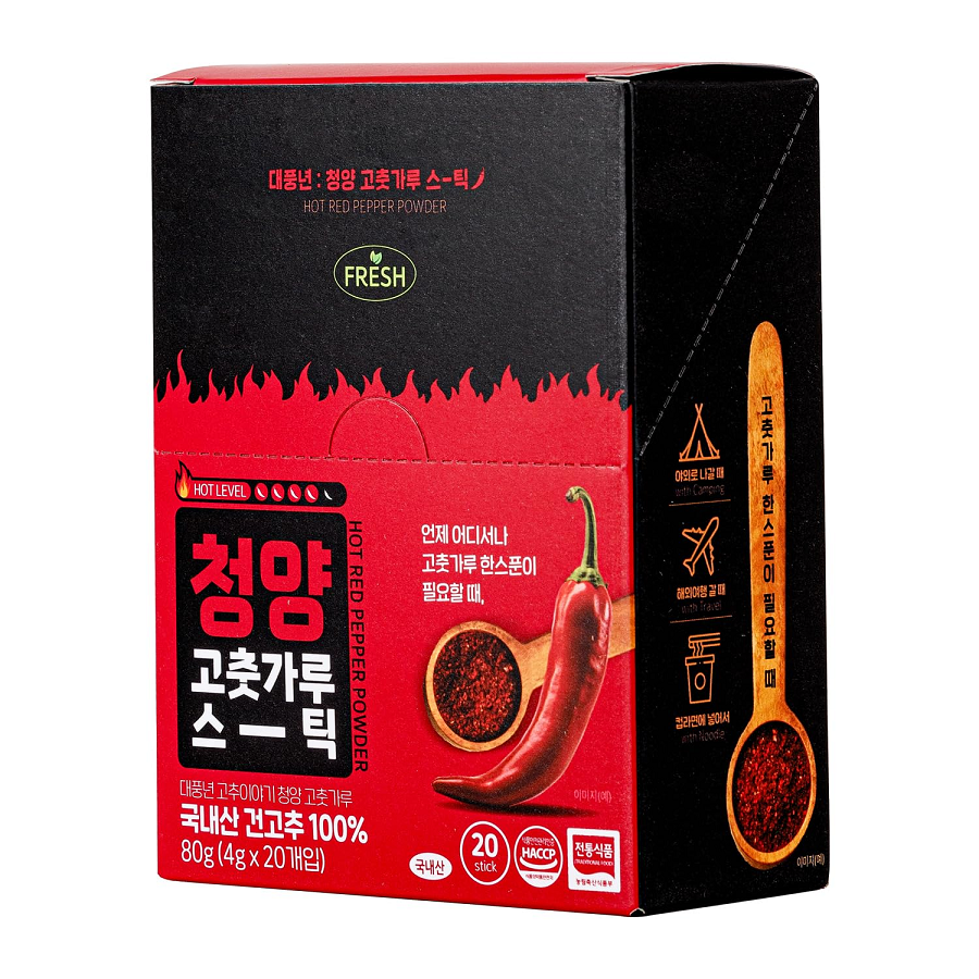 [Daepungnyeon] Gochujang Story Red Pepper Powder 40gx20T 대풍년 청양고춧가루 스틱형