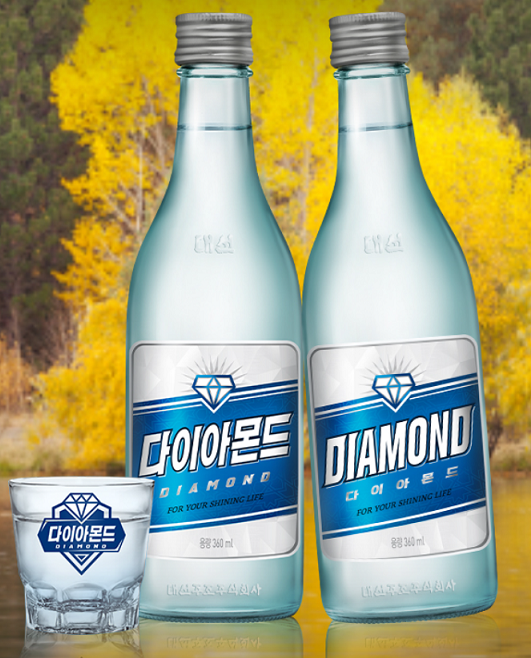 [Daesun] Diamond Soju 360ml 대선 다이아몬드 소주