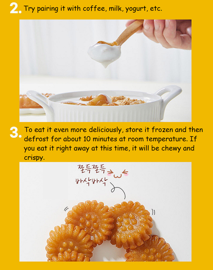 경기 Fair [DalGwang] Sweet Yakgwa - Traditional Honey Pastry (38g)  쾅군컴퍼니 달광약과