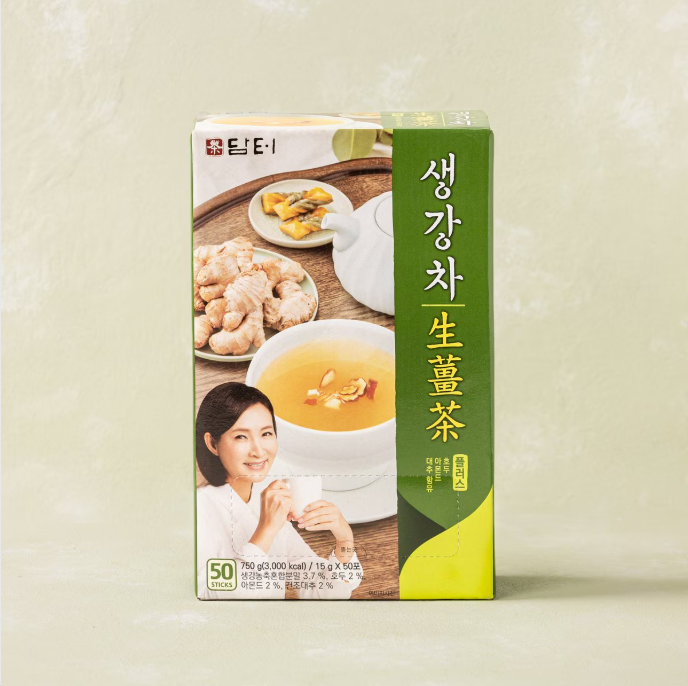 [Damtuh] Instant Ginger Tea Mix (15g x 50 Sticks) 담터 생강차 플러스