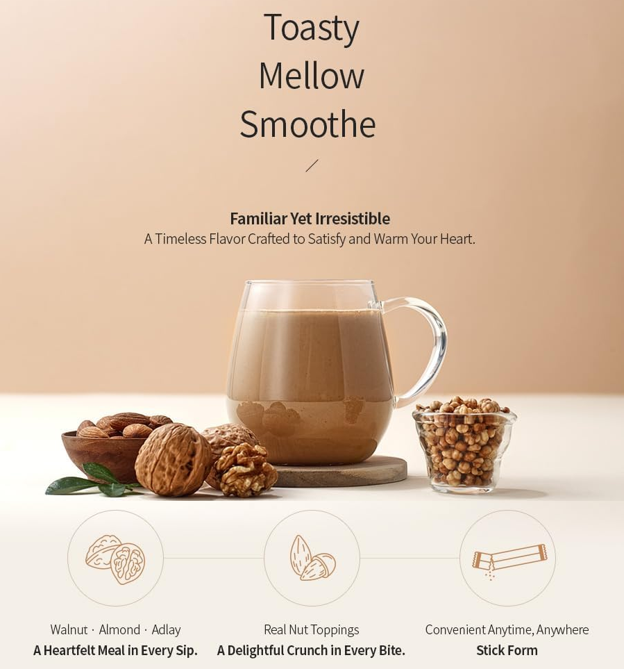 [Damtuh] Walnut Almond Job’s Tear Pumpkin Seed & Peanut Tea, Misugaru 18g x 15T 담터 호두 아몬드 율무차