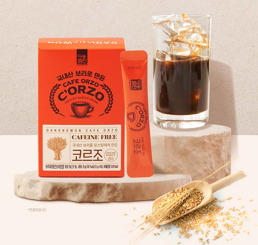 [Danongwon] Café Orzo C’ORZO – Instant Barley Tea (Caffeine-Free) 다농원