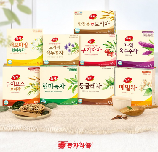 [Dongseo] Korean Herbal & Grain Tea Bags  동서 허브·곡물차 티백