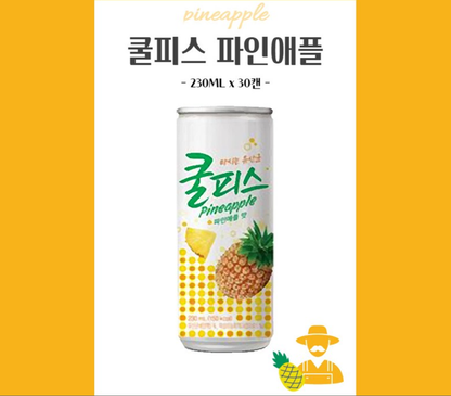 [Dongwon] Coolpis Peach / Pineapple Juice 230ml 동원 쿨피스 복숭아맛+파인애플맛