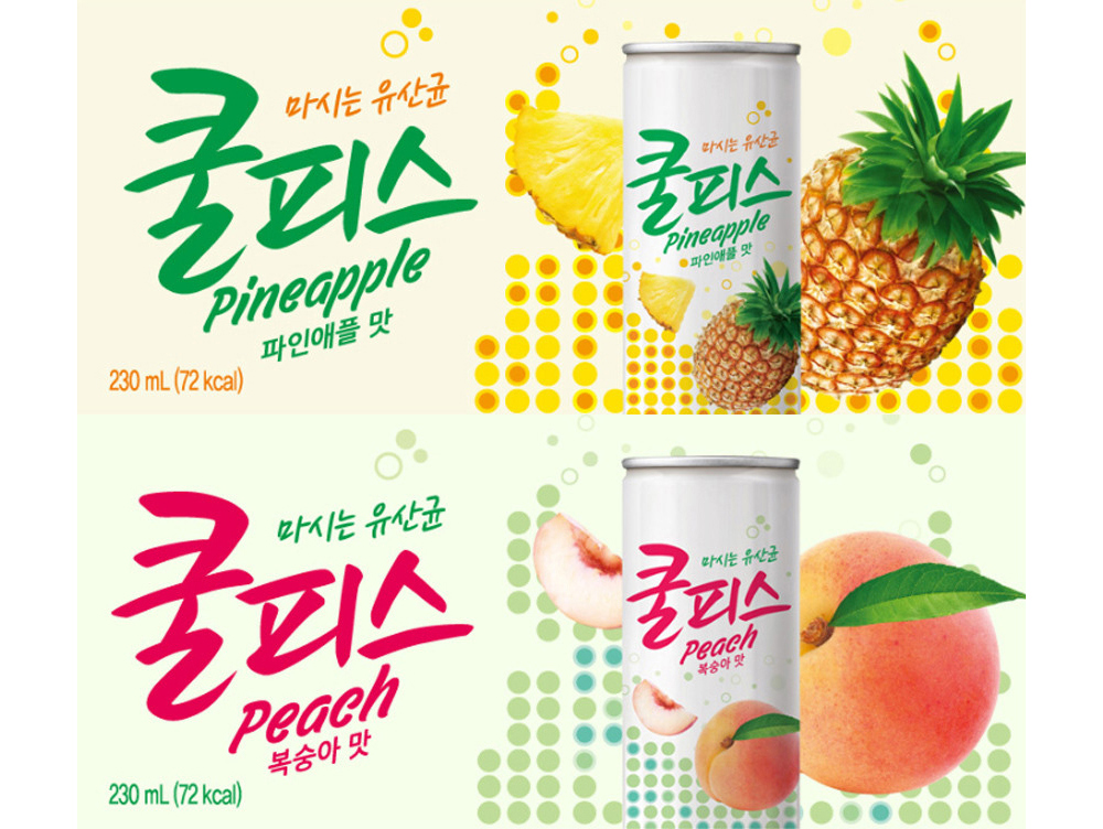 [Dongwon] Coolpis Peach / Pineapple Juice 230ml 동원 쿨피스 복숭아맛+파인애플맛