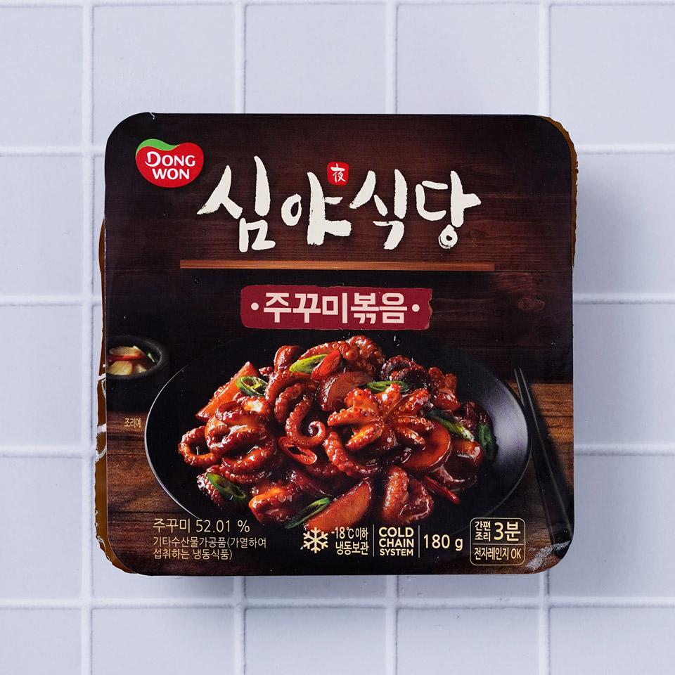 [Dongwon] Spicy Stir-Fried Webfoot Octopus 180g 동원 심야식당 쭈꾸미 볶음