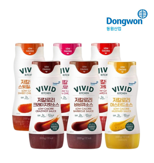 [Dongwon] Vivid Kitchen Low-Calorie Sauce Collection  [동원] 비비드키친 저칼로리 소스 컬렉션
