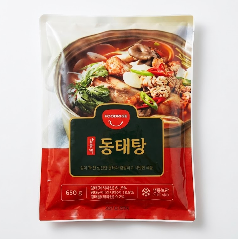 [FoodRidge] Frozen Pollock Stew (Dongtae Tang) 650g 아름푸드 강릉댁 동태탕