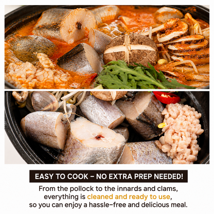 [FoodRidge] Frozen Pollock Stew (Dongtae Tang) 650g 아름푸드 강릉댁 동태탕