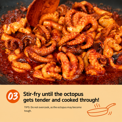 [Foodrige] Stir-Fried Webfoot Octopus (Bong Bong Jjukkumi) 600g 아름푸드 강릉댁 봉봉쭈꾸미