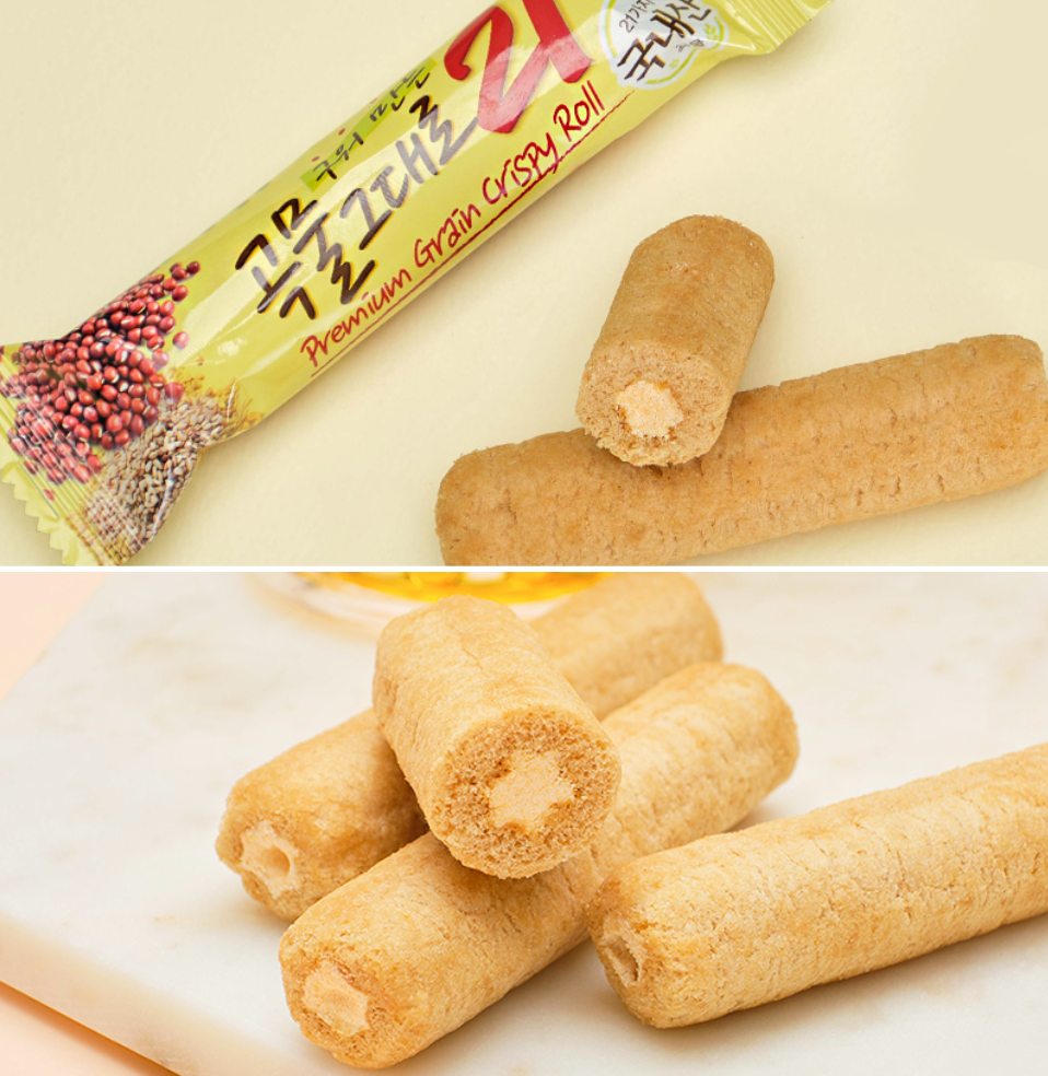 [Gaemi] Crispy Roll 21 Grains 180g 개미식품 곡물 그대로21
