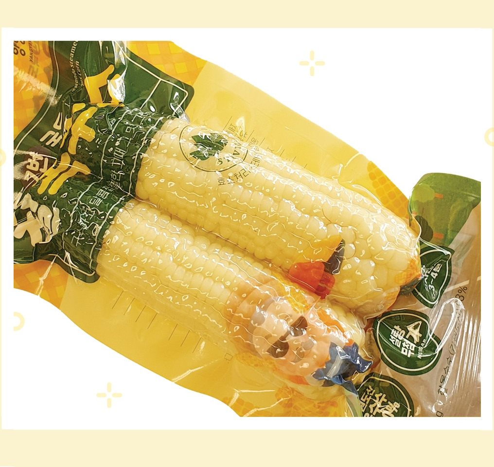 Gangwondo Steamed Glutinous Sweet Corn 300g 강윈도 찰옥수수 300g