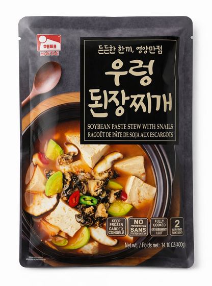[Haetae] Korean Seafood & Snail Soup Series 해태 해물알탕 우렁된장찌개 동태탕 다슬기아욱국