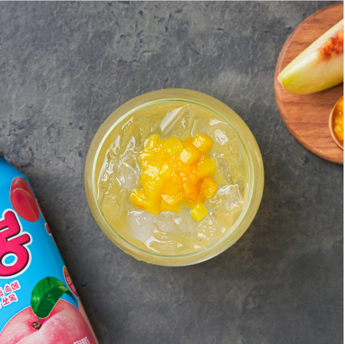 [Haitai] Bonbon Peach Juice 340ml  해태 복숭아 봉봉