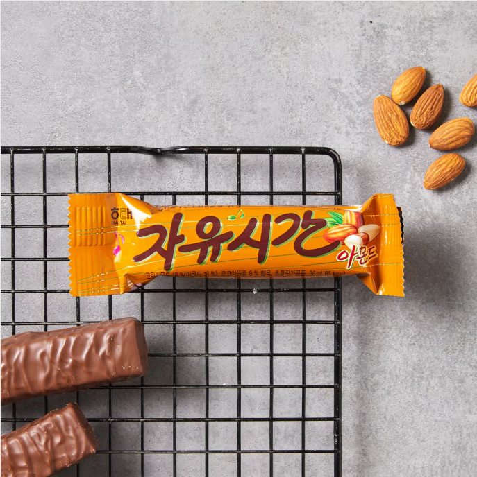 [Haitai] Choco Free Time Almond 36g 해태 자유시간 아몬드