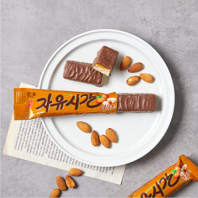 [Haitai] Choco Free Time Almond 36g 해태 자유시간 아몬드