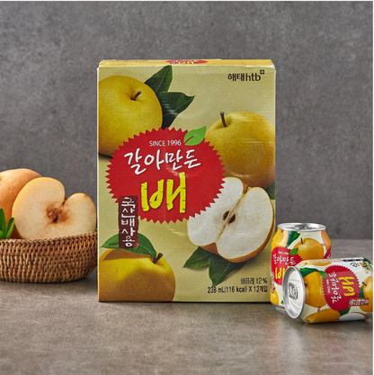 [Haitai] Crushed Pear Juice 238ml / 1.5L  해태 갈아만든 배- 캔, PET 1.5L
