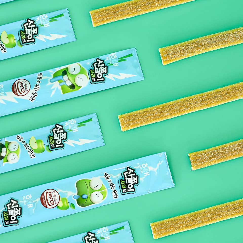 [Haitai] Shinjjol-i Chewy Candy 24g (Strawberry / Shine Muscat / Apple / Lemon Cola) 해태제과 신쫄이