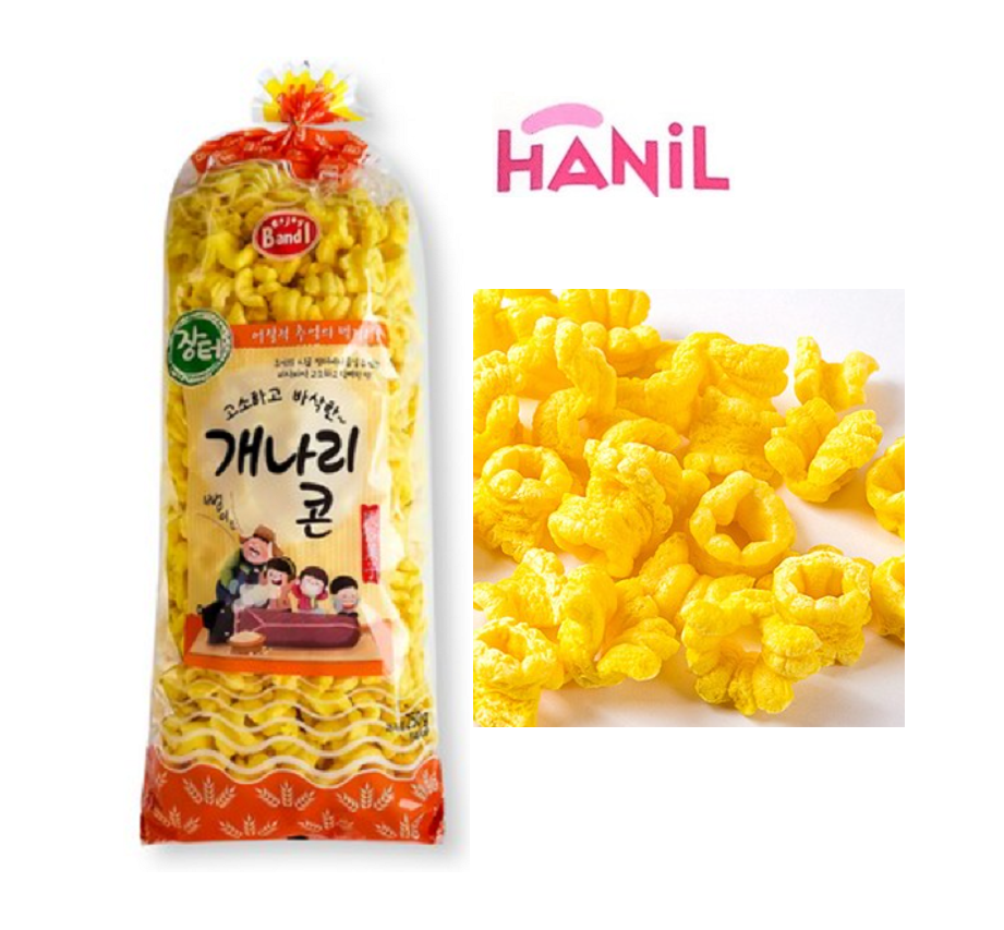 [Hanil] Korea Gaenari Corn Snack 250g  한일 옥수수개나리콘