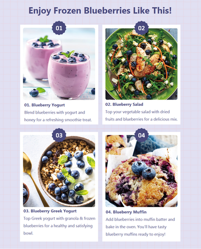 [Wellfarm] Fresh Frozen Blueberries 1kg (냉동 블루베리)