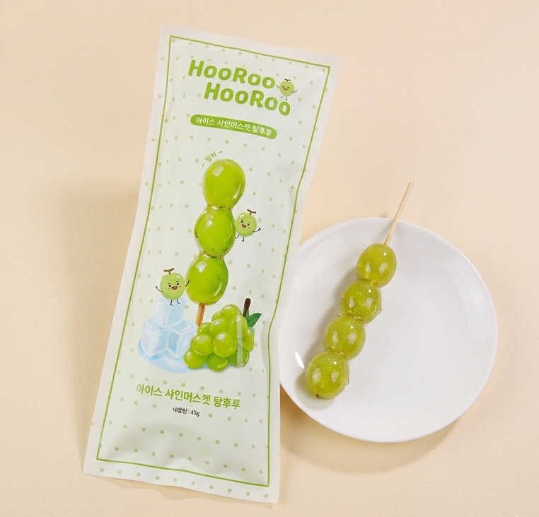 HooRoo HooRoo Ice Tanghulu Fruit (Strawberry, Grape & Tangerine) 45g 아이스 탕후루