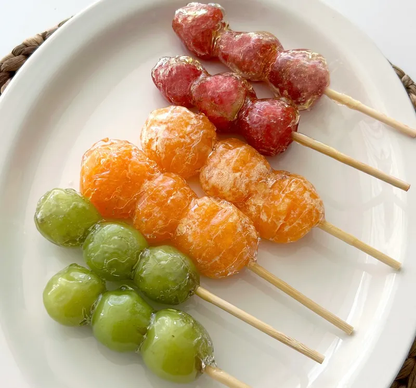 HooRoo HooRoo Ice Tanghulu Fruit (Strawberry, Grape & Tangerine) 45g 아이스 탕후루