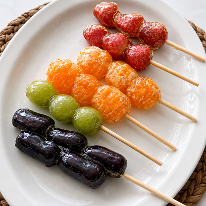 HooRoo HooRoo Ice Tanghulu Fruit (Strawberry, Grape & Tangerine) 45g 아이스 탕후루