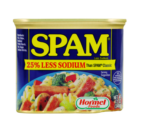 [Hormel] Spam Less Sodium 340g  스팸 저염