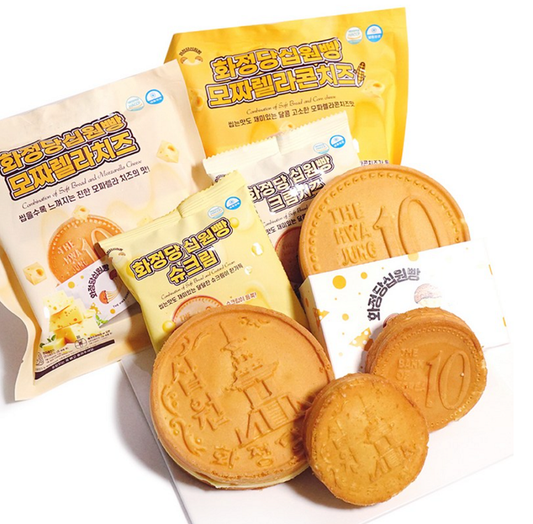[Hwajungdang] 10-Won Cheese Bread 120g / 270g 화정당 십원빵 시리즈