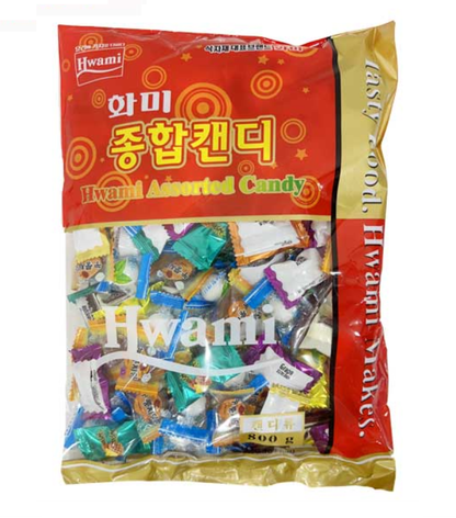 [Hwami] Korean Flavored Candies 800g (Nurungji / Peppermint / Assorted) 화미 캔디 3종 (누룽지 / 박하 / 종합)