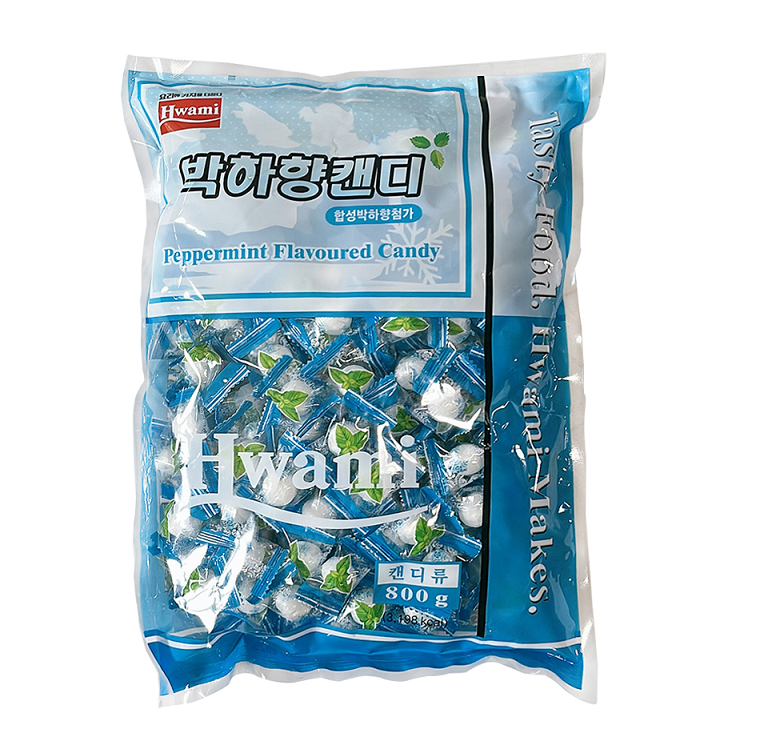 [Hwami] Korean Flavored Candies 800g (Nurungji / Peppermint / Assorted) 화미 캔디 3종 (누룽지 / 박하 / 종합)